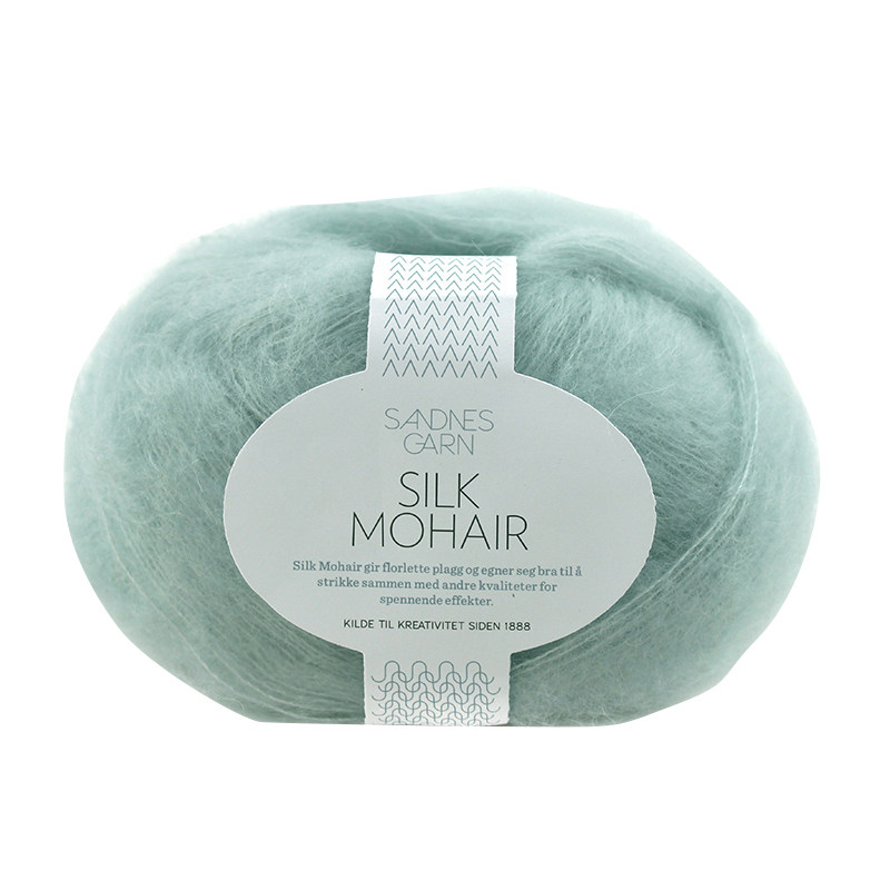 SANDNES GARN SILK MOHAIR 进口真丝马海毛DIY编织围巾毛衣细毛线