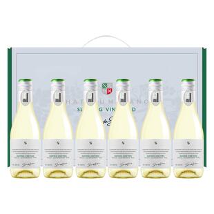 玛莎诺娅坡地白葡萄酒半甜型小瓶红酒晚安小酒13度187ml6支礼盒装