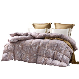 【专柜同款】富安娜羽绒被95白鹅绒冬被加厚保暖被芯高蓬松被子