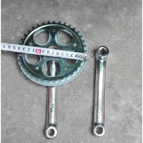 20/22/24/26寸人力三轮车自行车牙盘32/36/38齿轮盘曲柄拐腿 配件