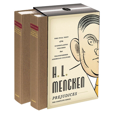 门肯故事集 偏见集 H. L. Mencken Prejudices 美国文库系列 精装收藏 英文原版文学诗歌读物书籍