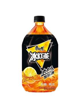 康师傅无糖冰红茶1L*12瓶整箱