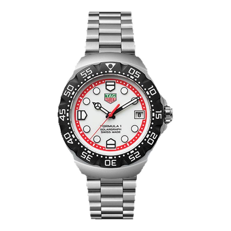 【新品】TAG Heuer泰格豪雅F1系列太陽能日歷腕表經(jīng)典復(fù)刻款中性