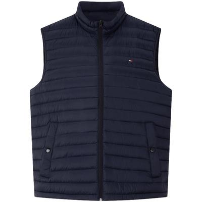 Tommy男装鸭绒绗缝简约羽绒背心