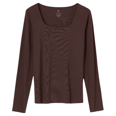 ubras刘雯同款低领保暖肌底衣