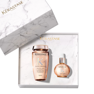 【店播尊享】卡诗釉光玫瑰洗发水闪耀护发素柔顺洗护套组