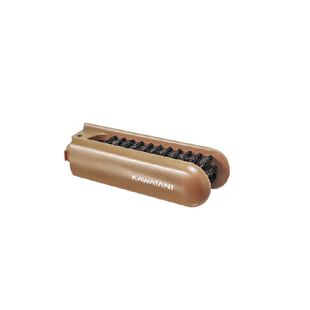 KAWATANI日本猪鬃毛养发护发顺发便携款蓬蓬梳蓬松高颅顶按摩正品