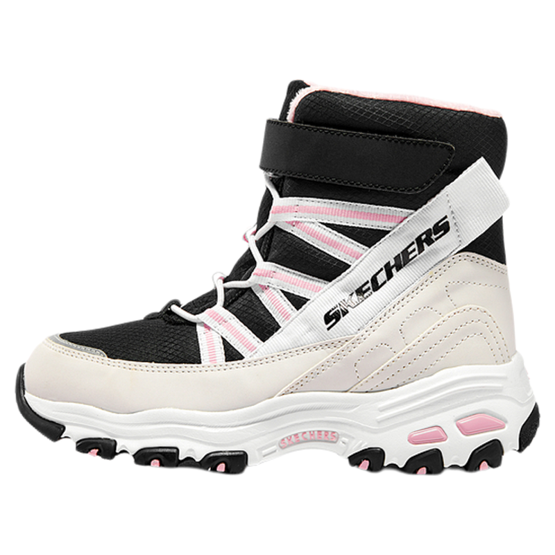 Skechers斯凯奇女童复古D'LITES棉鞋童装春季新款儿童鞋子潮流
