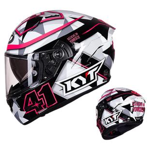 KYT全盔摩托车冬季头盔男士防雾双镜片头盔机车女奶爸盔个性四季