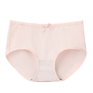 AB内裤2条装弹力棉小平脚中低腰抗菌棉质纯色蝴蝶结少女短裤Y138