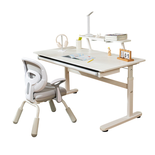 【烈儿宝贝直播间】儿童书桌学习桌小学生写字桌可升降套装实木桌