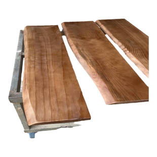 一字隔板置物架实木无痕书架墙壁架原木层板背景墙艺术鞋包壁挂架