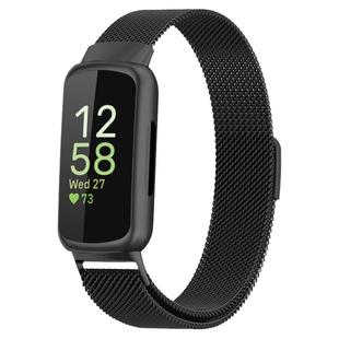 适用Fitbit inspire3米兰尼斯表带金属磁吸式不锈钢表腕大小12MM