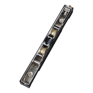 推拉移门下轨道滑轮极窄简门淋浴房卫生间防水防防锈静音耐磨快装