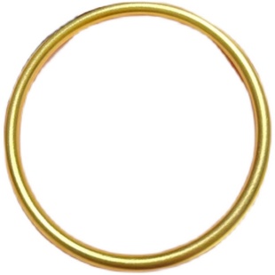 古法沙金传承手镯女素圈黄金色999越南金镯子手环不掉色结婚首饰