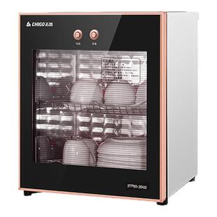 志高消毒柜家用立式高温消毒碗筷收纳餐具柜单双门二星级消毒碗柜