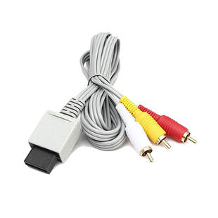 适用任天堂Wii主机视频线 AV线视频传输线色差线高清线Wii AV线镀金Wii分量线Wii高清色差分量视频输出线配件