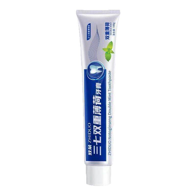 致朵双重薄荷牙膏家庭装清新口气口腔护理草本亮白持久留香洁牙