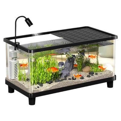 冠之亚鱼缸过滤制氧一体机桌面缸