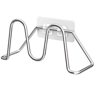 壁挂锅盖架子家用不锈钢菜砧板放置架厨房免打孔锅盖架案板架