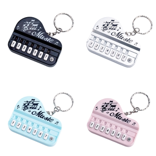 创意迷你掌上钢琴钥匙扣挂件精致学生包包挂饰发光音乐玩具小礼品
