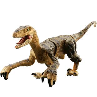 遥控恐龙玩具电动会走世界礼物仿真迅猛龙儿童男孩侏罗纪动霸王四