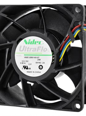 Nidec暴力8038电源PWM风扇8CM12V