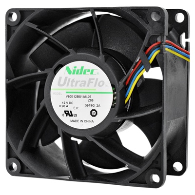 Nidec暴力8038电源PWM风扇8CM12V