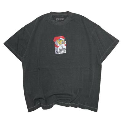 Epide Prefab Simpboro 辛普森万宝路裂纹印花 做旧水洗短袖T恤