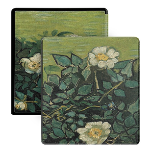 适用于Kindle Scribe保护套10.2英寸2024款2022款硬壳可笔槽收纳C4A6T4可翻盖智能唤醒休眠梵高莫奈油画系列