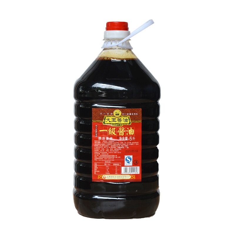 大王酱油商用四川酿造炒菜烧菜5L