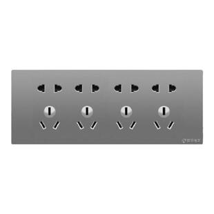 118型开关插座12孔十二孔厨房专用多孔20孔二十孔多功能墙壁面板