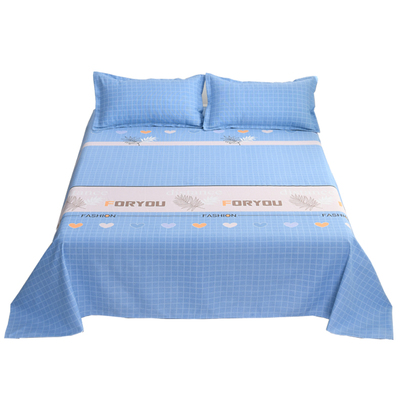 100纯棉床单单件厚实亲肤裸睡