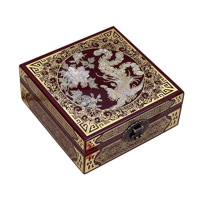 平遥非遗漆器首饰盒中国风梳妆盒