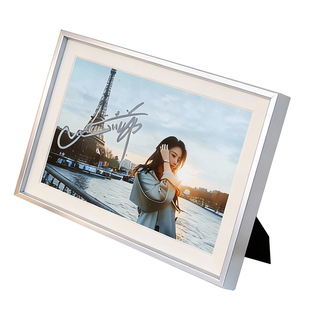 铝合金无酸卡纸明星签名照玻璃装裱保护相框定制防紫外线摆台极简