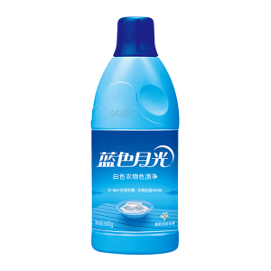 蓝月亮白漂含氯除菌漂白剂去渍祛渍神器百合香色渍净清洁剂