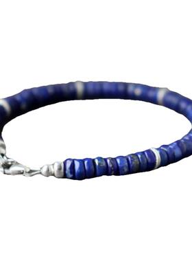 情侣纯银复古串珠手链波西米亚