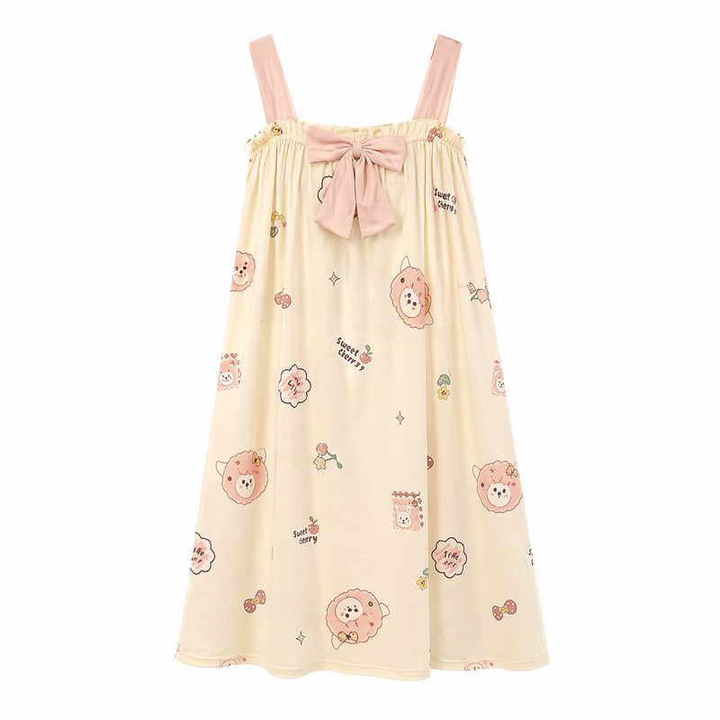 吊带性感少女风公主睡裙家居服