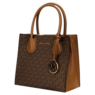 【自营】MICHAEL Michael Kors中号手提包老花单肩斜挎包送礼物