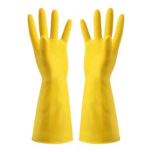 胶手套橡胶耐磨防水乳胶厨房洗碗女胶皮厨房专用家务耐用劳保清洁