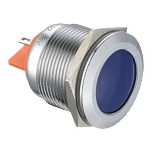 一佳LED金属指示灯GQ6/8/10/12/16/22mm电源防水信号灯6v12v24v22