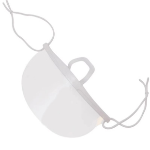 透明口罩餐饮专用饭店食品厨房防口水飞沫防唾沫厨师做饭炒菜防护