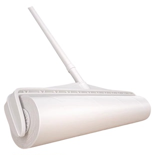 粘毛器滚筒毡滚刷粘毛沾毛神器粘毛纸卷黏毛刷粘纸地毯手柄可撕式