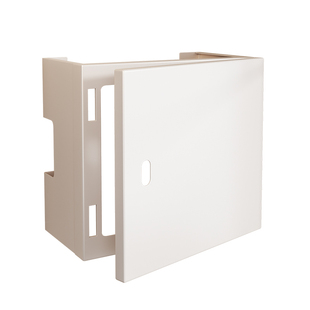 热水器遮挡罩厨房燃气管道装饰挡板遮丑神器置物架壁挂可开门