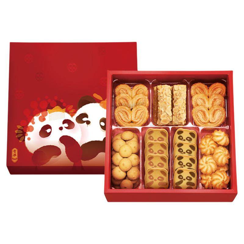 香港[奇华饼家]熊猫什锦糕点饼干礼盒结婚月饼诞生礼伴手礼物喜饼