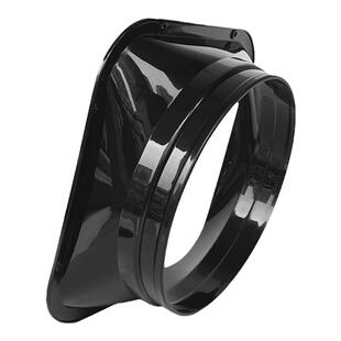 PP塑料方变圆接口新风系统管道转接口风机法兰接头天圆地方出风