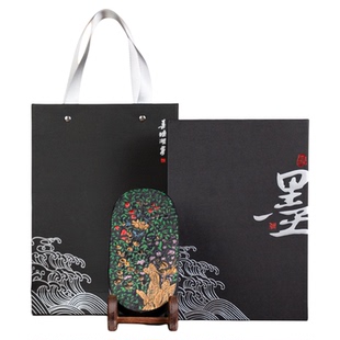 善琏湖笔 春华秋实 墨条徽墨文房四宝墨块墨条笔墨纸砚书法专用墨锭可磨墨研墨仿古墨收藏墨礼盒送礼