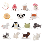 Apricot Lamb单肩包可爱儿童女孩背包生日礼物柔软毛绒斜挎包送礼