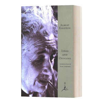 英文原版 Ideas and Opinions 我的思想与观念 爱因斯坦自选集 精装 英文版 进口英语原版书籍
