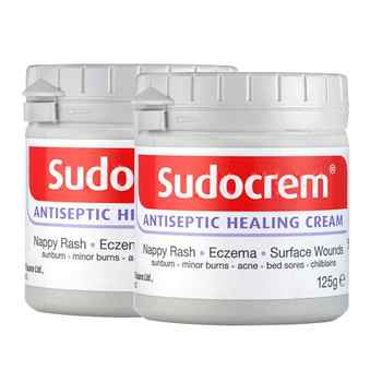【自营】英国Sudocrem屁屁霜护臀膏屁屁乐婴儿红屁屁护臀霜125g*2实付70元到手包邮